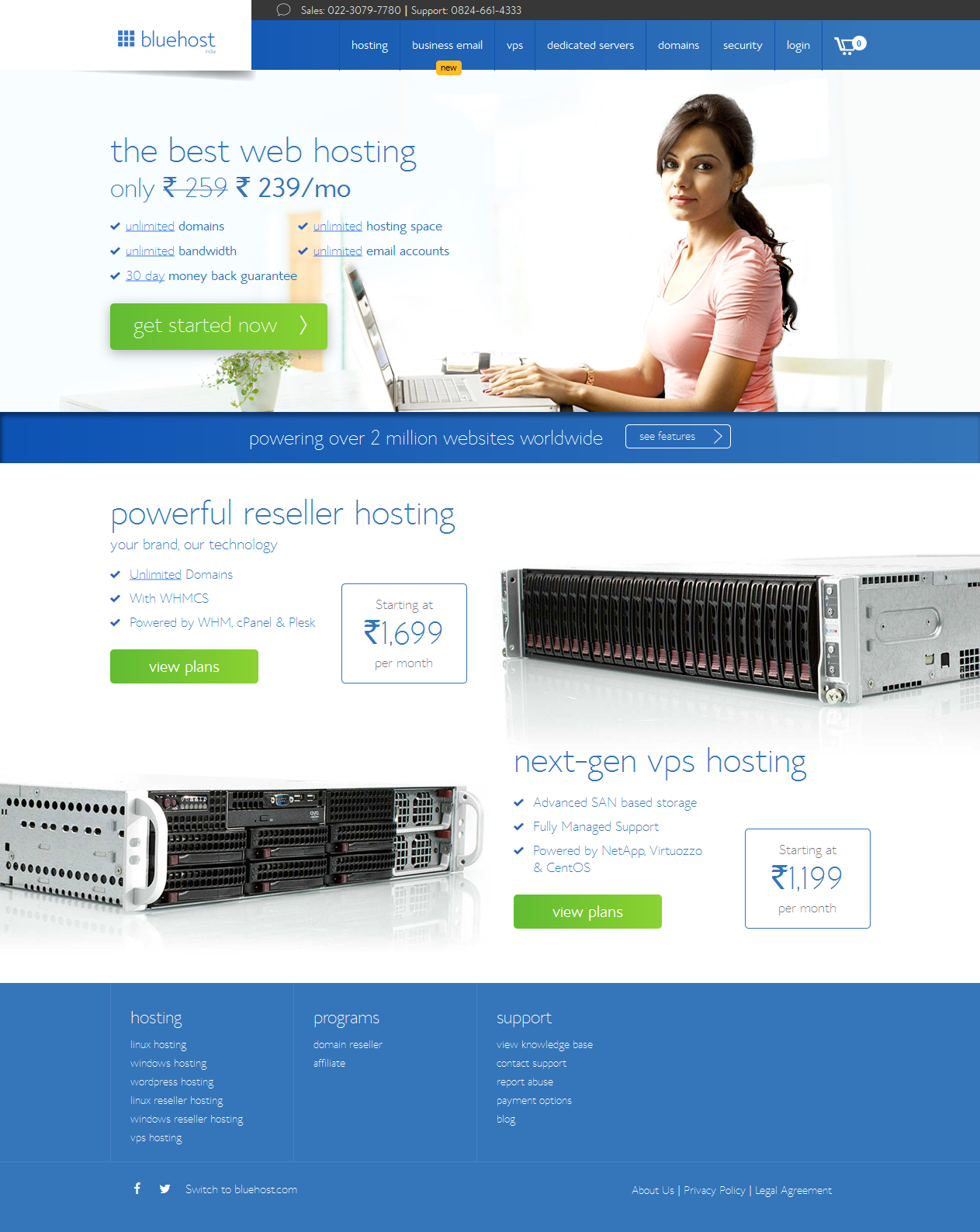 Web Hosting Company - India’s Best Website Hosting Service Provider - BlueHost
