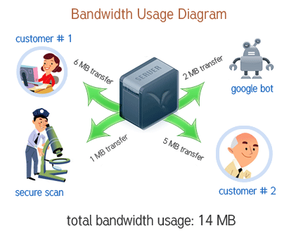bandwidth usage